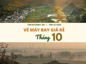 Vé máy bay giá rẻ tháng 10